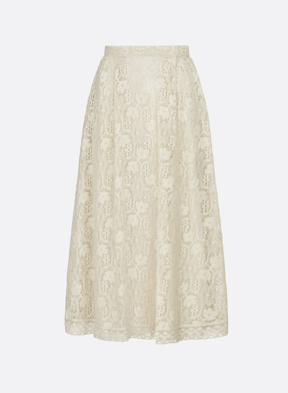 Dior FLARED MID-LENGTH SKIRT 関税込 ディオールの期間限定割引 Christian Dior Flared Mid Length Lace Skirt — UFO No More